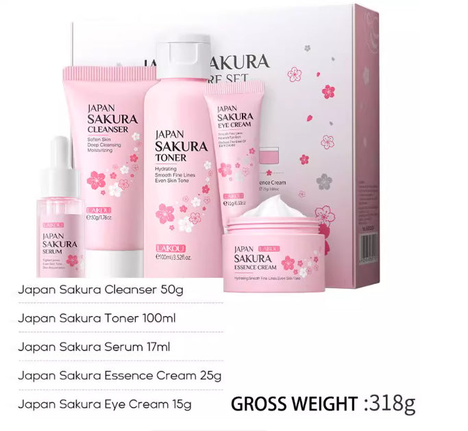 🌸 SakuraGlow™ Cherry Blossom Skincare Set | 50% OFF + Free Shipping Mashail Maison