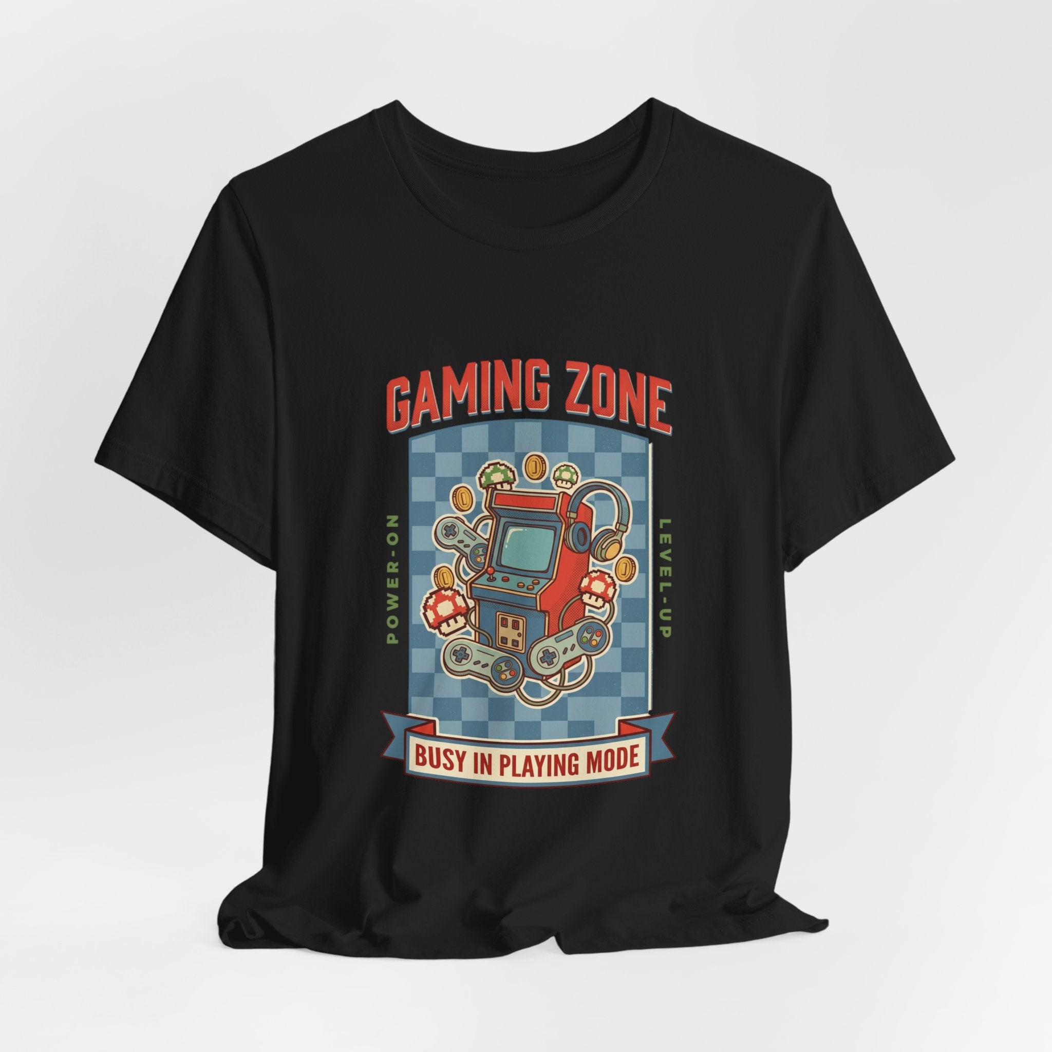Black t-shirt with a red nurse's hat graphic and 'Proud to be a Nurse' text on a white background