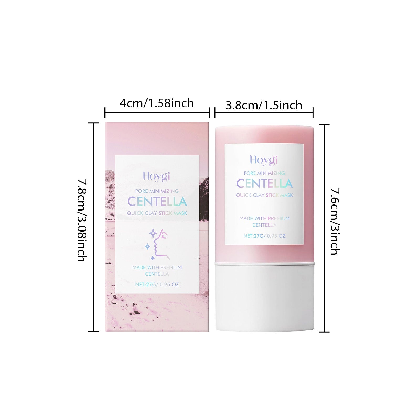 Centella Asiatica Clay Mask Stick Moisturizing And Soothing | 50% OFF Mashail Maison