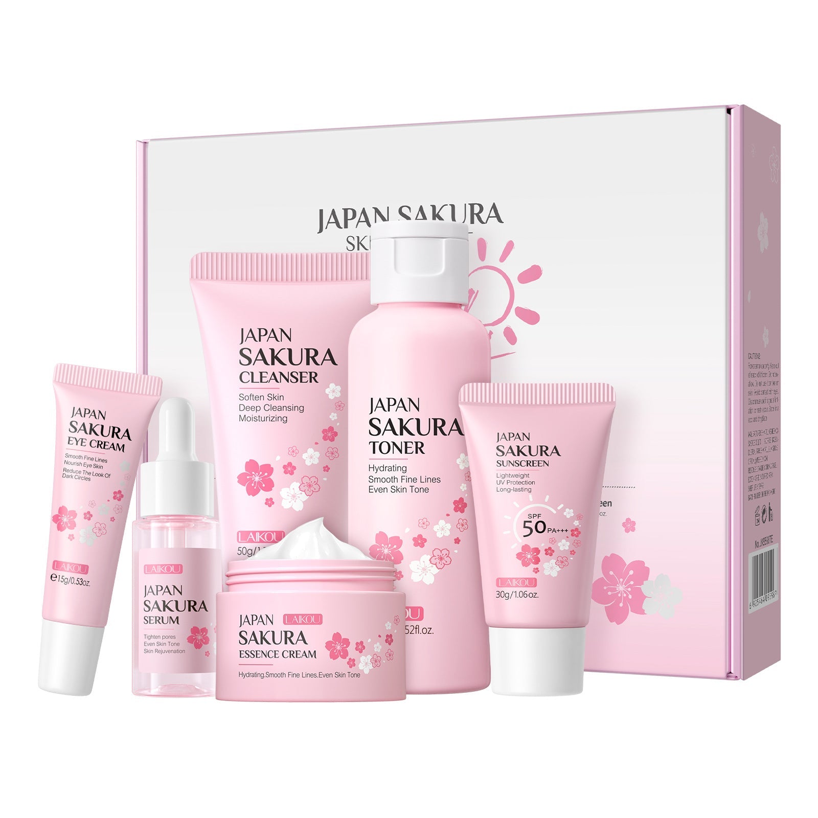 🌸 SakuraGlow™ Cherry Blossom Skincare Set | 50% OFF + Free Shipping Mashail Maison
