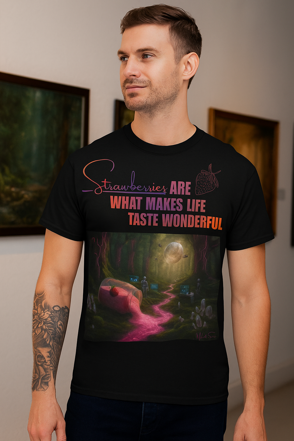 Strawberry Aesthetic T-Shirt 🍓 Vintage Graphic Tee | Cottage Core Berry Shirt