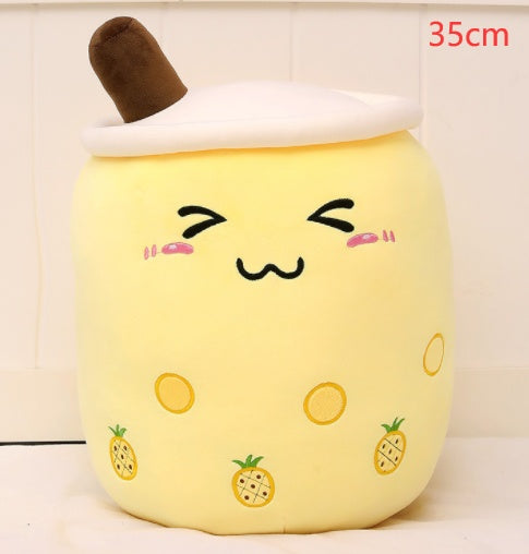 Bubble Tea Plush Cushion💗Aesthetic Soft Toy🧋Multicolor Boba Mashail Maison