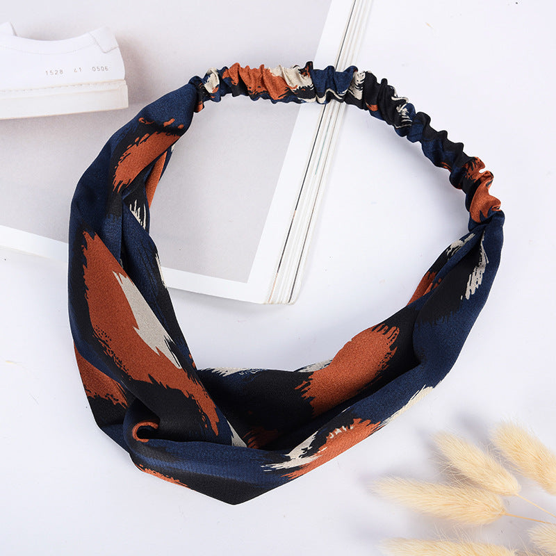 Patterned headband on a white background
