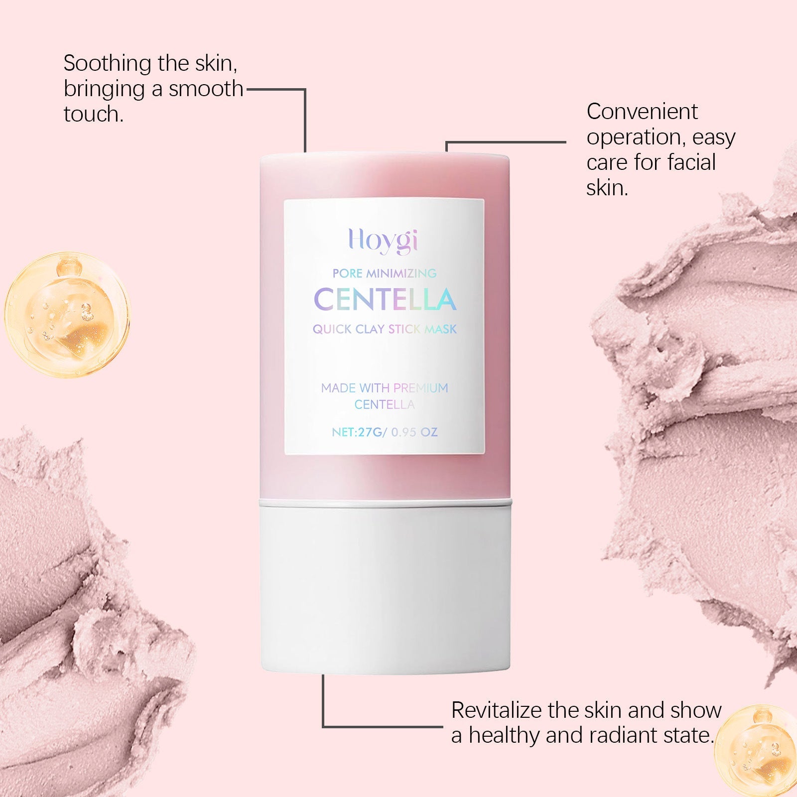 Centella Asiatica Clay Mask Stick Moisturizing And Soothing | 50% OFF Mashail Maison