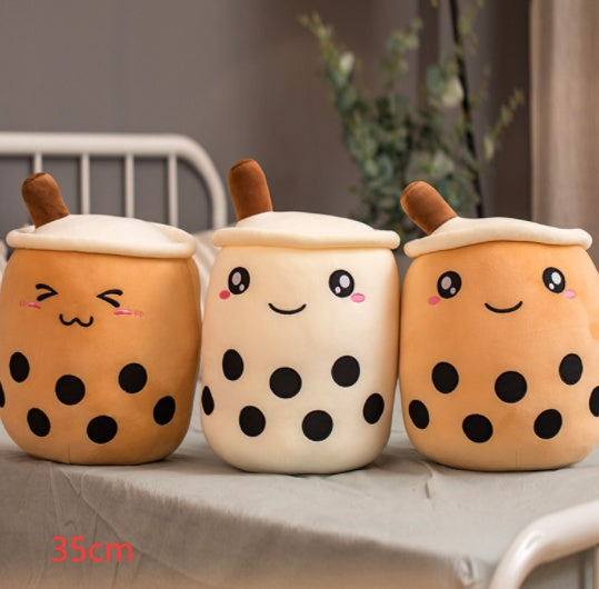 Bubble Tea Plush Cushion💗Aesthetic Soft Toy🧋Multicolor Boba Mashail Maison