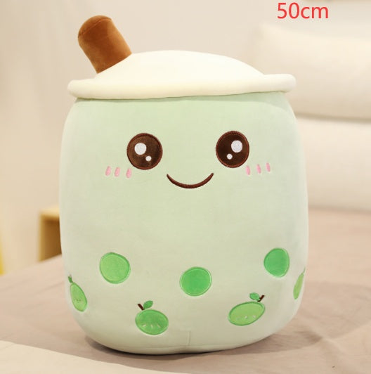 Bubble Tea Plush Cushion💗Aesthetic Soft Toy🧋Multicolor Boba Mashail Maison