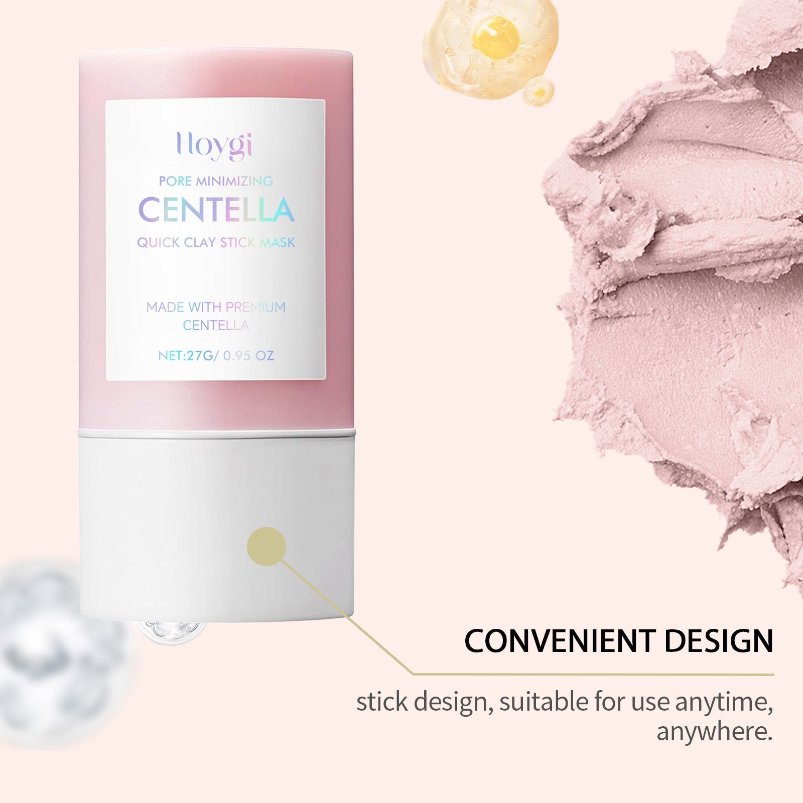 Centella Asiatica Clay Mask Stick Moisturizing And Soothing | 50% OFF Mashail Maison