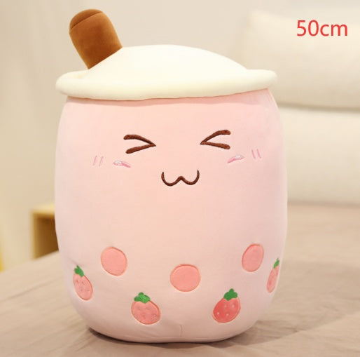 Bubble Tea Plush Cushion💗Aesthetic Soft Toy🧋Multicolor Boba Mashail Maison