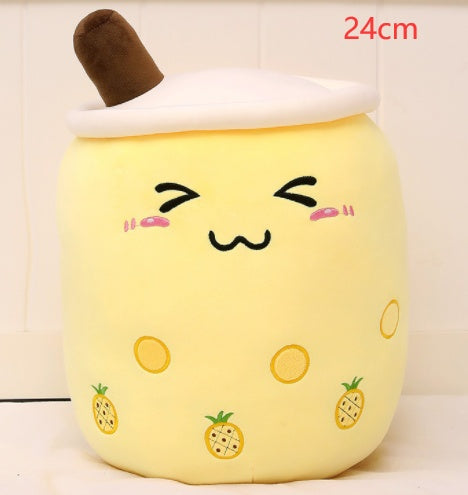 Bubble Tea Plush Cushion💗Aesthetic Soft Toy🧋Multicolor Boba Mashail Maison