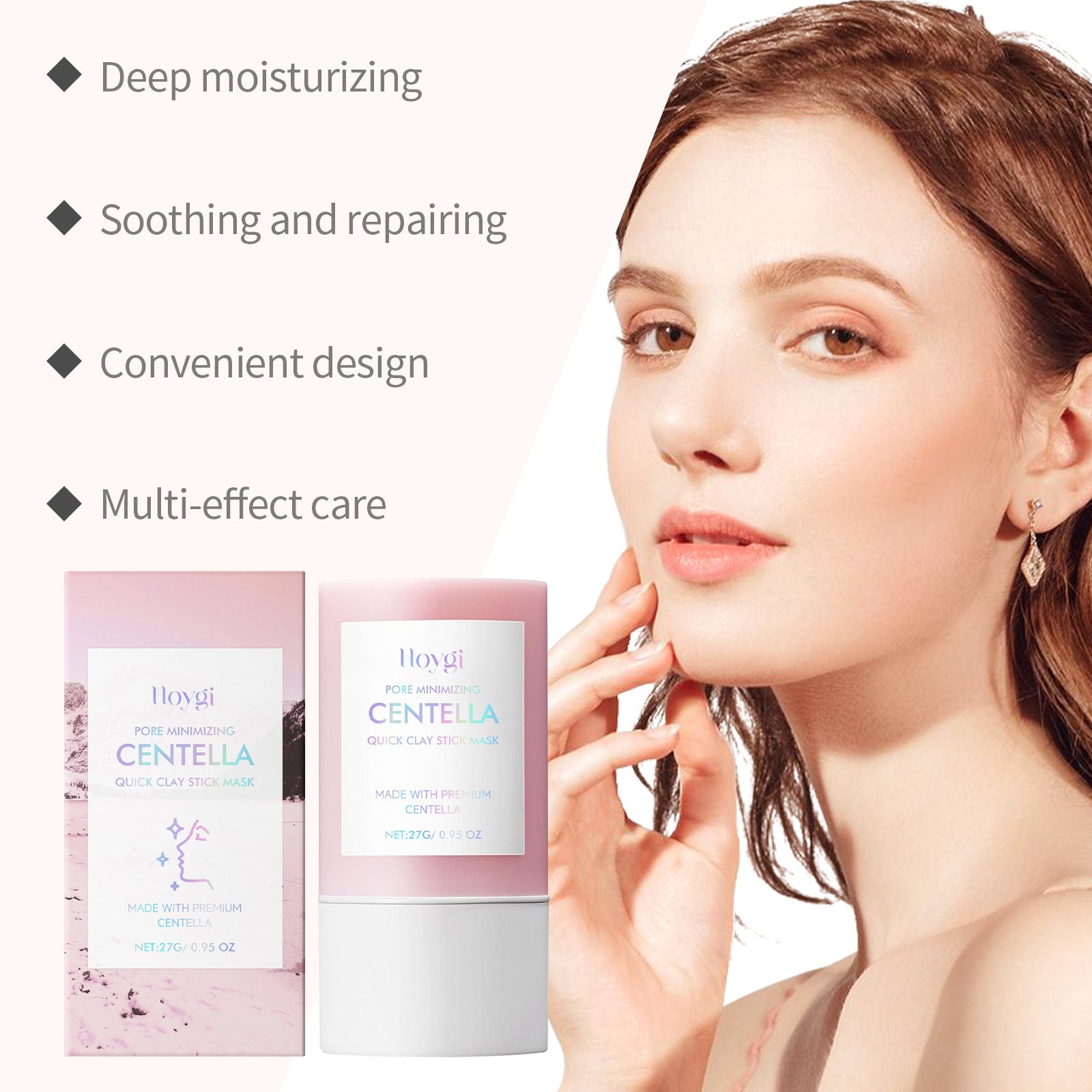 Centella Asiatica Clay Mask Stick Moisturizing And Soothing | 50% OFF Mashail Maison