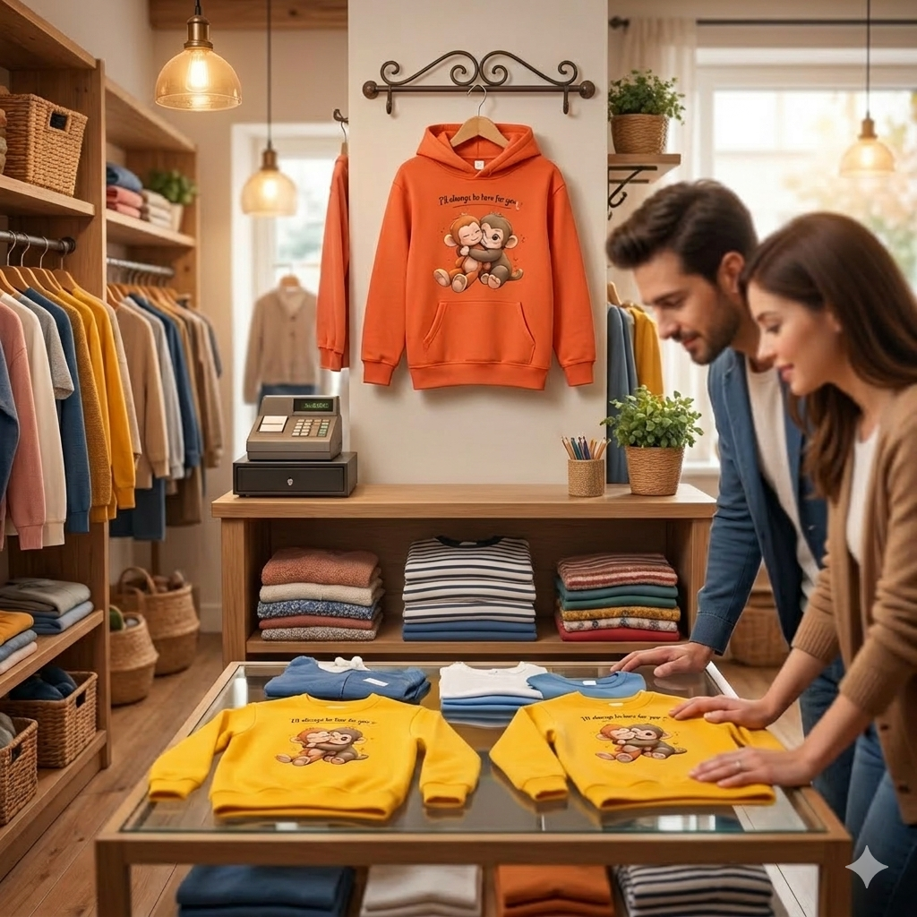 Cozy Monkey Hoodie 🐵💖 | Cute Aesthetic Streetwear