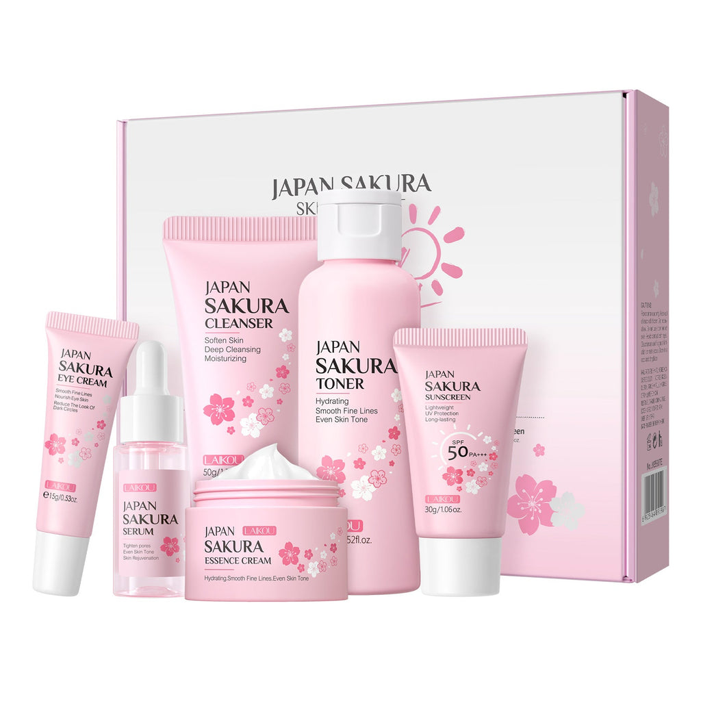 🌸 SakuraGlow™ Cherry Blossom Skincare Set | 50% OFF + Free Shipping Mashail Maison