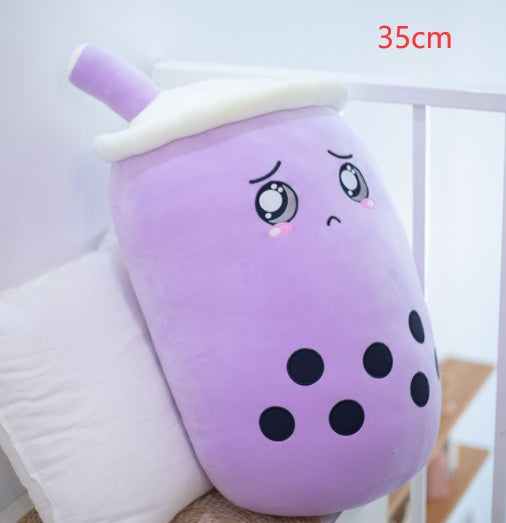 Bubble Tea Plush Cushion💗Aesthetic Soft Toy🧋Multicolor Boba Mashail Maison