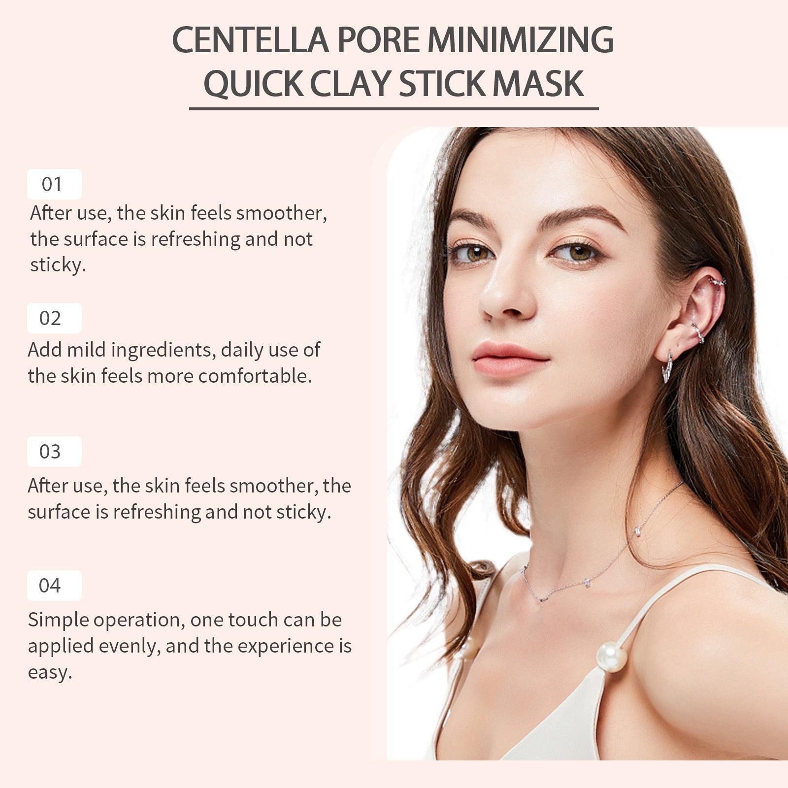 Centella Asiatica Clay Mask Stick Moisturizing And Soothing | 50% OFF Mashail Maison