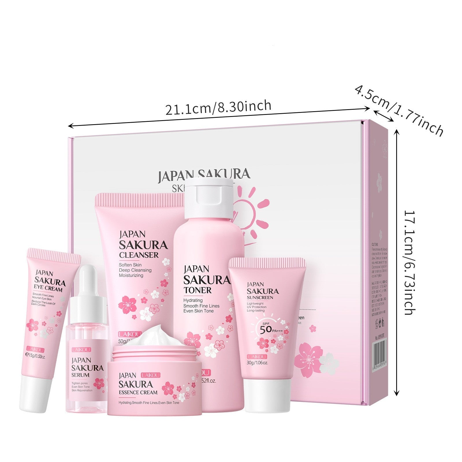 🌸 SakuraGlow™ Cherry Blossom Skincare Set | 50% OFF + Free Shipping Mashail Maison