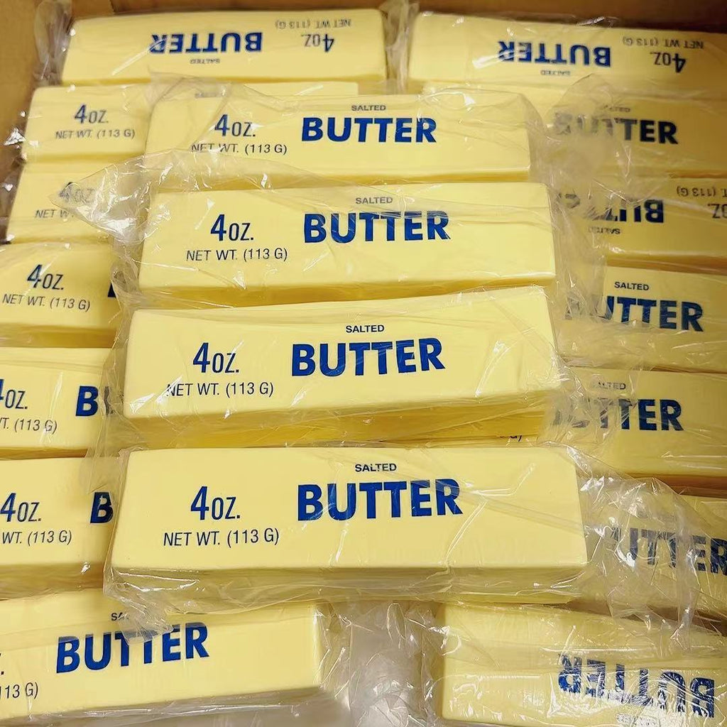 Multiple packages of 4 oz butter squishy with visible branding.