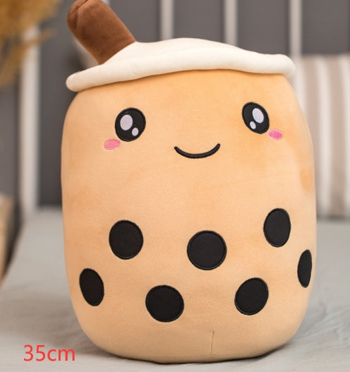 Bubble Tea Plush Cushion💗Aesthetic Soft Toy🧋Multicolor Boba Mashail Maison