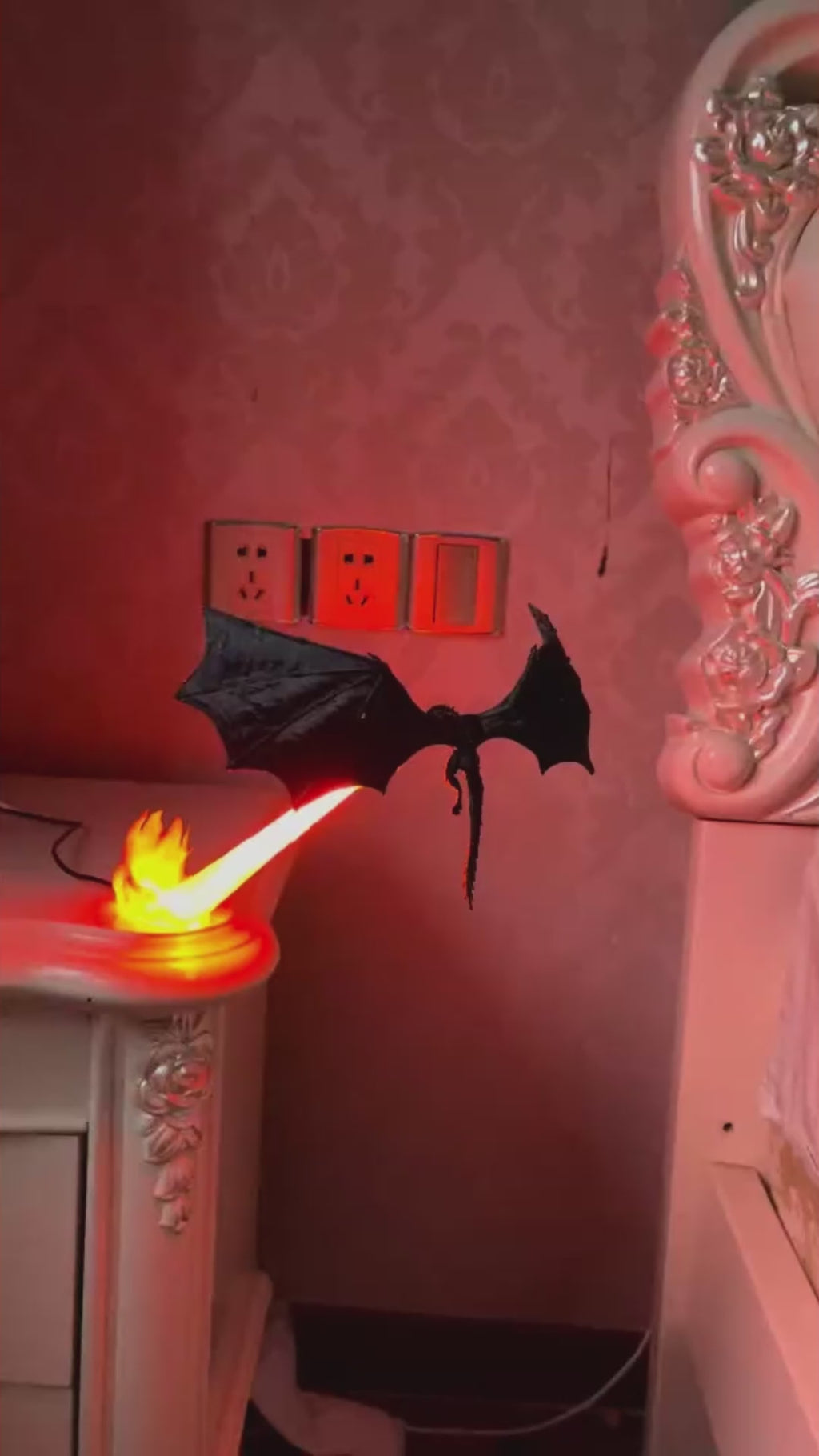 Fire Breathing Dragon Bookshelf Nook Light | Halloween Collection Limited Edition '26