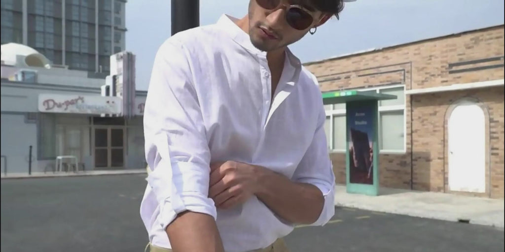Men's Casual Cotton Linen Loose Long-Sleeve Shirt | Autumn Collection Limited Edition '26